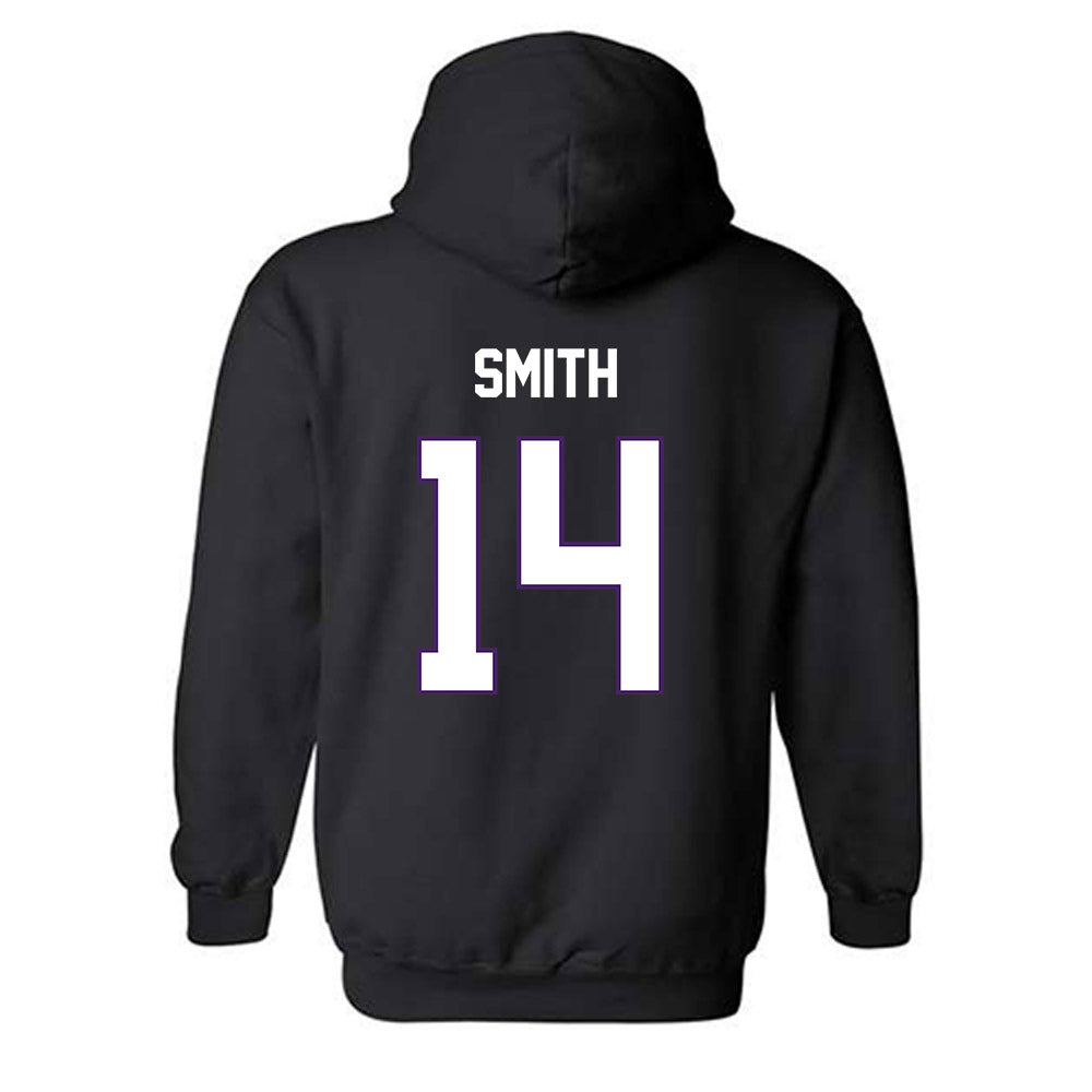 Northern Iowa - NCAA Men's Basketball : Tristan Smith - Replica Shersey Hooded Sweatshirt-1