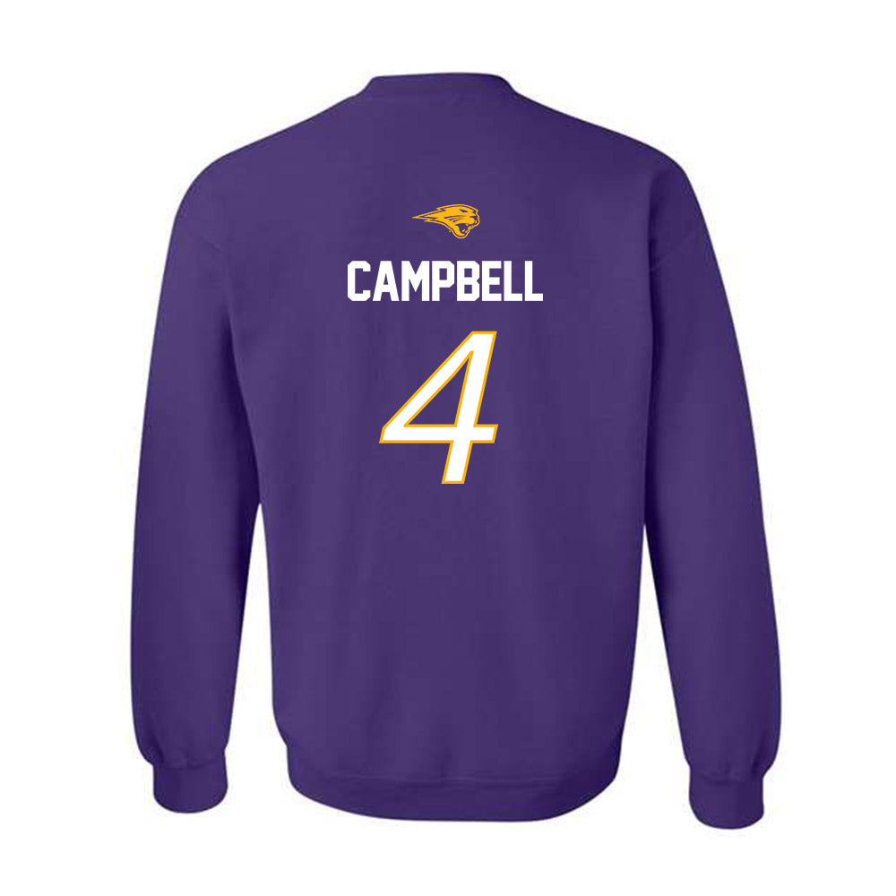 Northern Iowa - NCAA Men's Basketball : Trey Campbell - Crewneck Sweatshirt