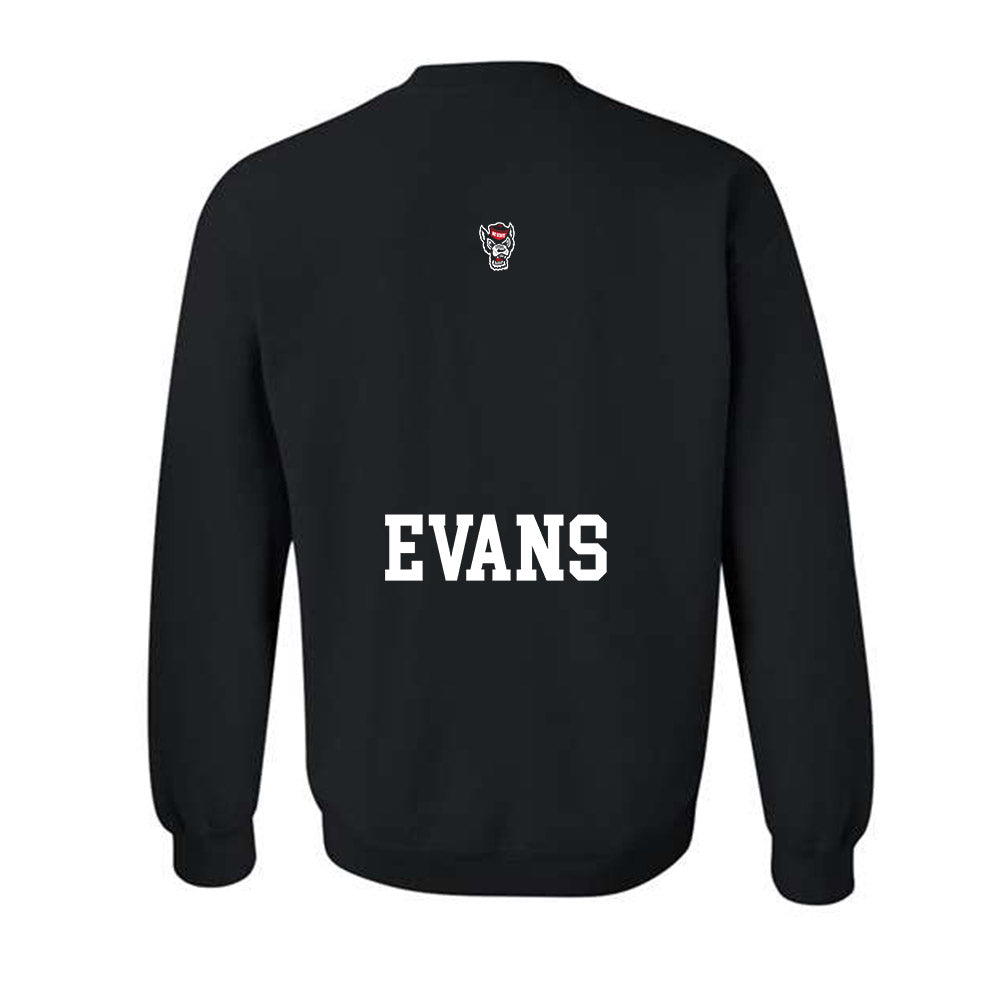 NC State - NCAA Men's Basketball : Kyle Evans - Sports Shersey Crewneck Sweatshirt-1