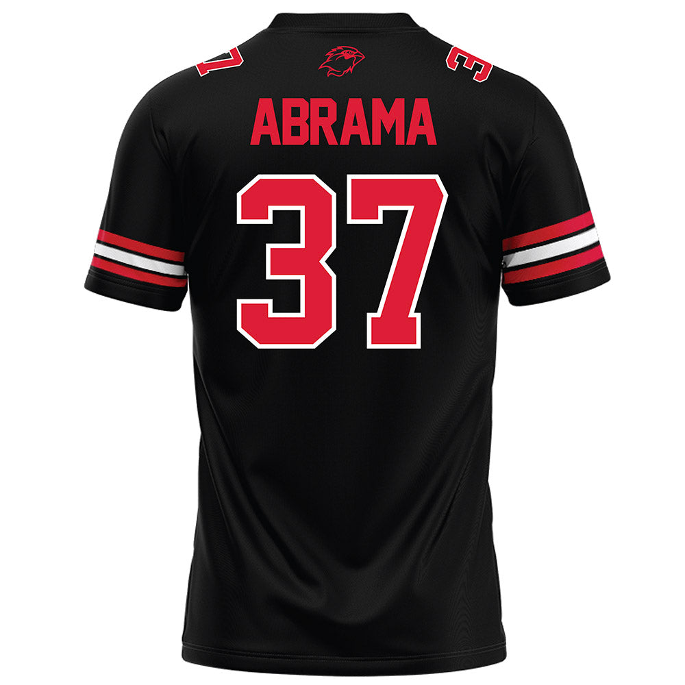Lamar - NCAA Football : John Abrama - Black Football Jersey-1