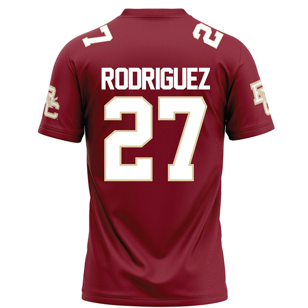 Boston College - NCAA Football : Jordan Rodriguez - Maroon Football Jersey-1