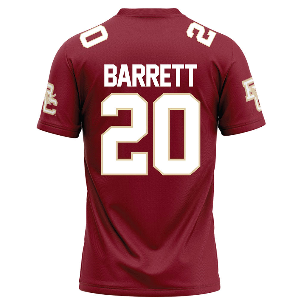 Boston College - NCAA Football : Billy Barrett - Maroon Football Jersey-1