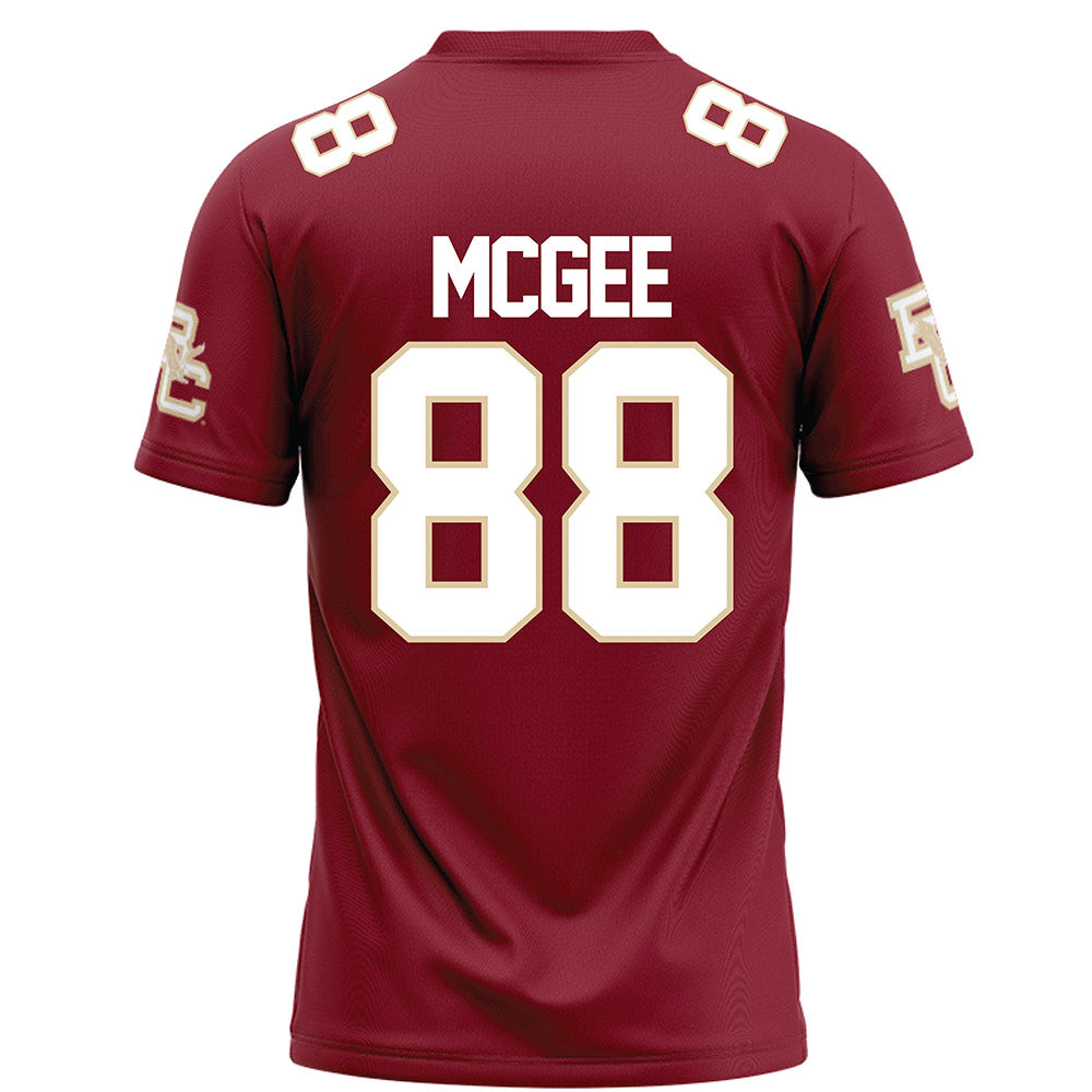 Boston College - NCAA Football : Cam McGee - Maroon Football Jersey-1