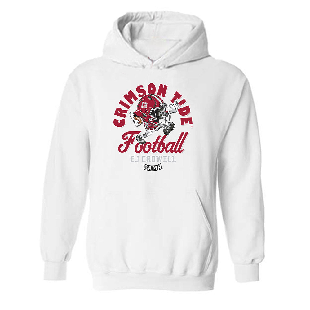 Alabama - NCAA Football : EJ Crowell - Hooded Sweatshirt-0