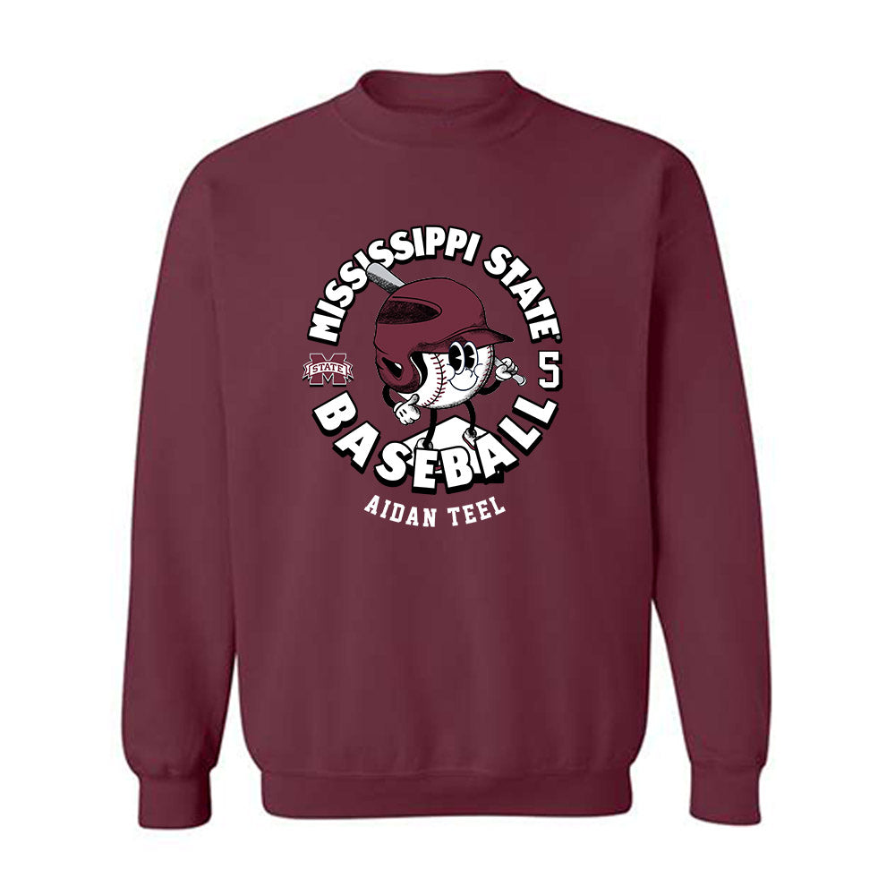 Mississippi State - NCAA Baseball : Aidan Teel - Fashion Shersey Crewneck Sweatshirt-0