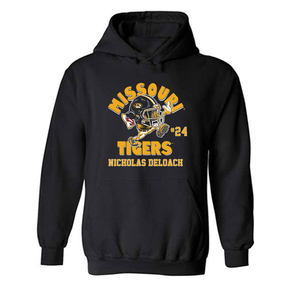 Missouri - NCAA Football : Nicholas DeLoach - Fashion Shersey Hooded Sweatshirt-0