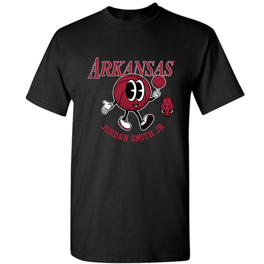 Arkansas - NCAA Men's Basketball : Jordan Smith Jr - Fashion Shersey T-Shirt-0