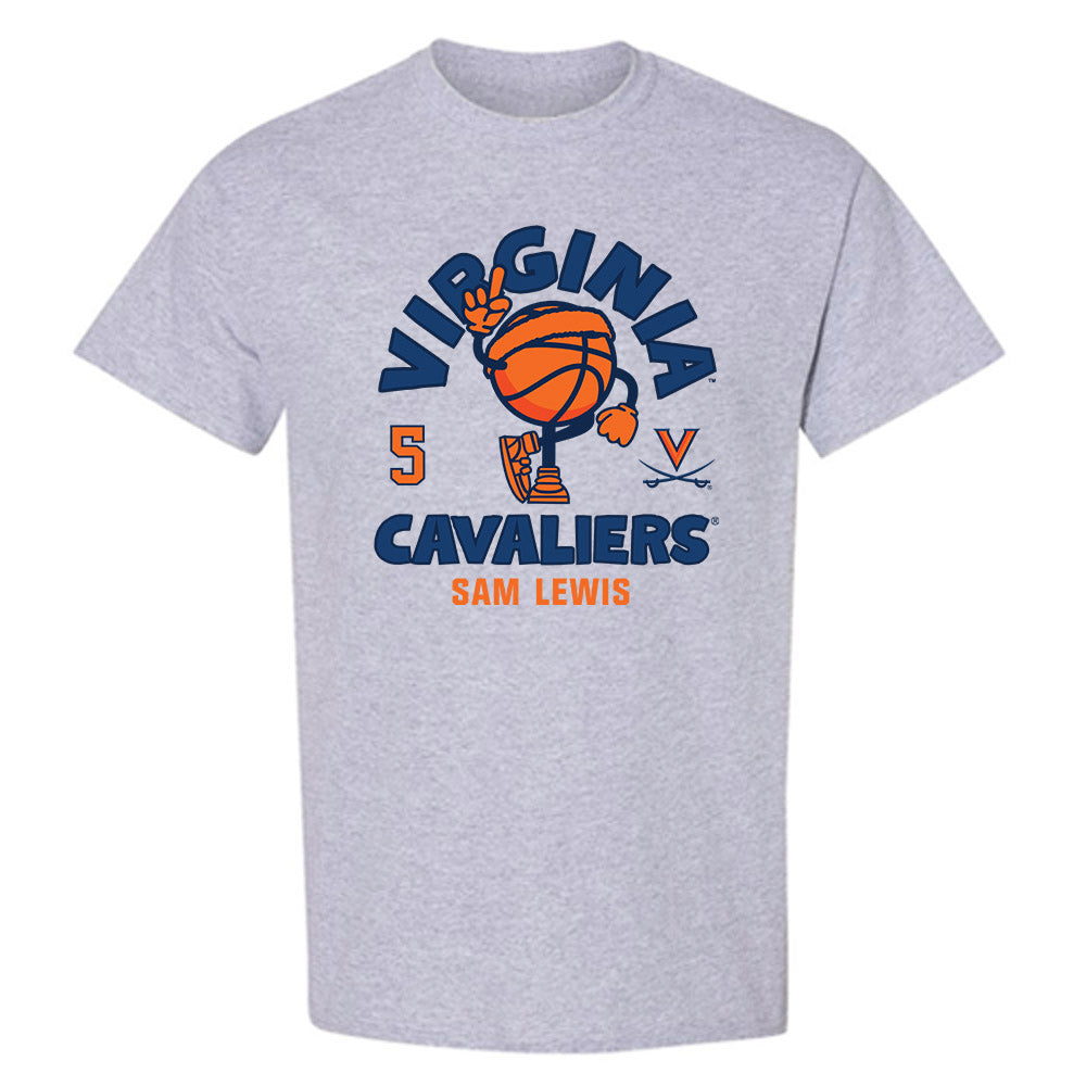 Virginia - NCAA Men's Basketball : Sam Lewis - Fashion Shersey T-Shirt-0