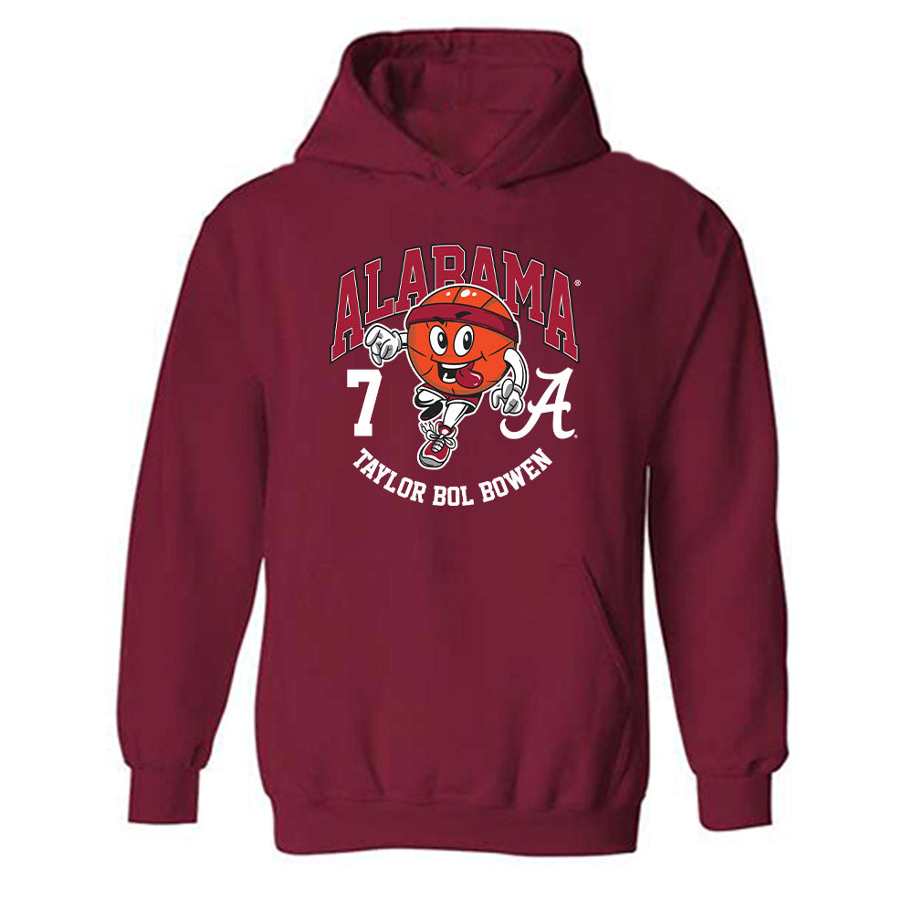 Alabama - NCAA Men's Basketball : Taylor Bol Bowen - Fashion Shersey Hooded Sweatshirt-0