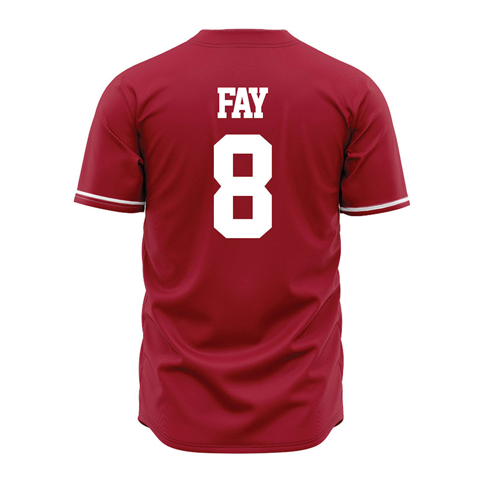 Alabama - NCAA Baseball : Tyler Fay - Cardinal Jersey-3
