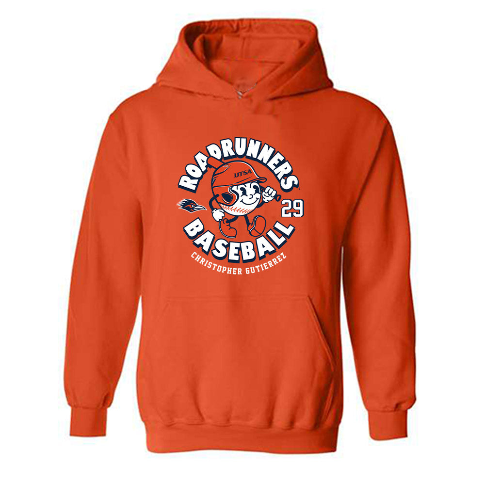 UTSA - NCAA Baseball : Christopher Gutierrez - Fashion Shersey Hooded Sweatshirt-0