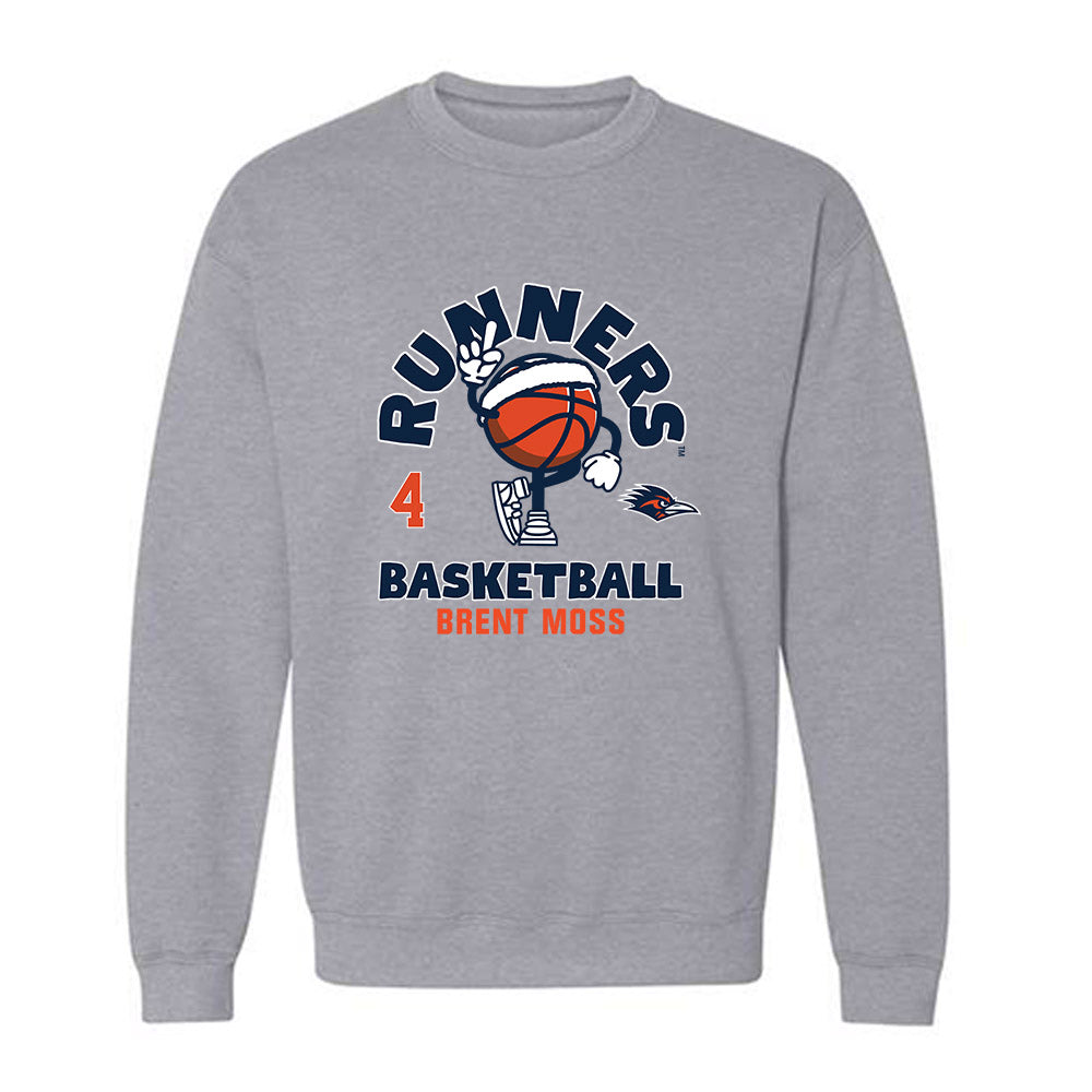 UTSA - NCAA Men's Basketball : Brent Moss - Fashion Shersey Crewneck Sweatshirt-0