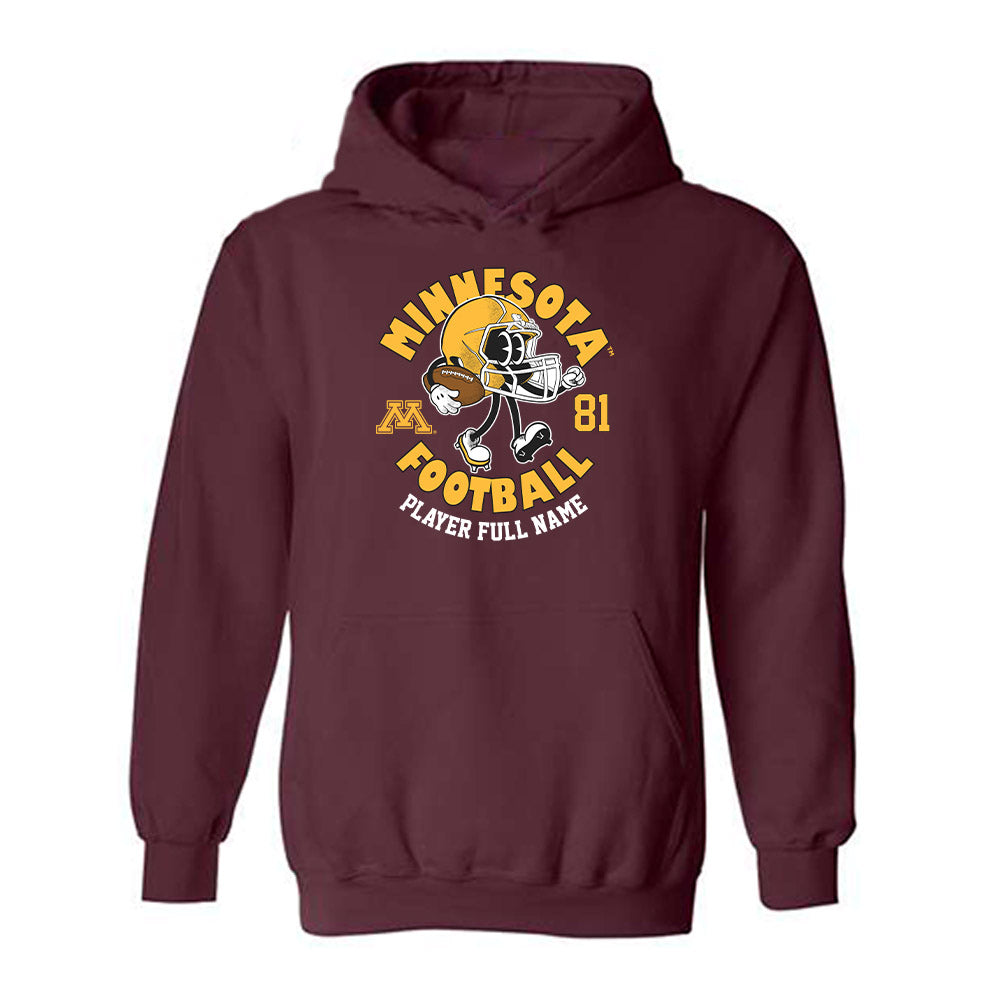 Minnesota - NCAA Football : Josiah Dozier - Fashion Shersey Hooded Sweatshirt-0