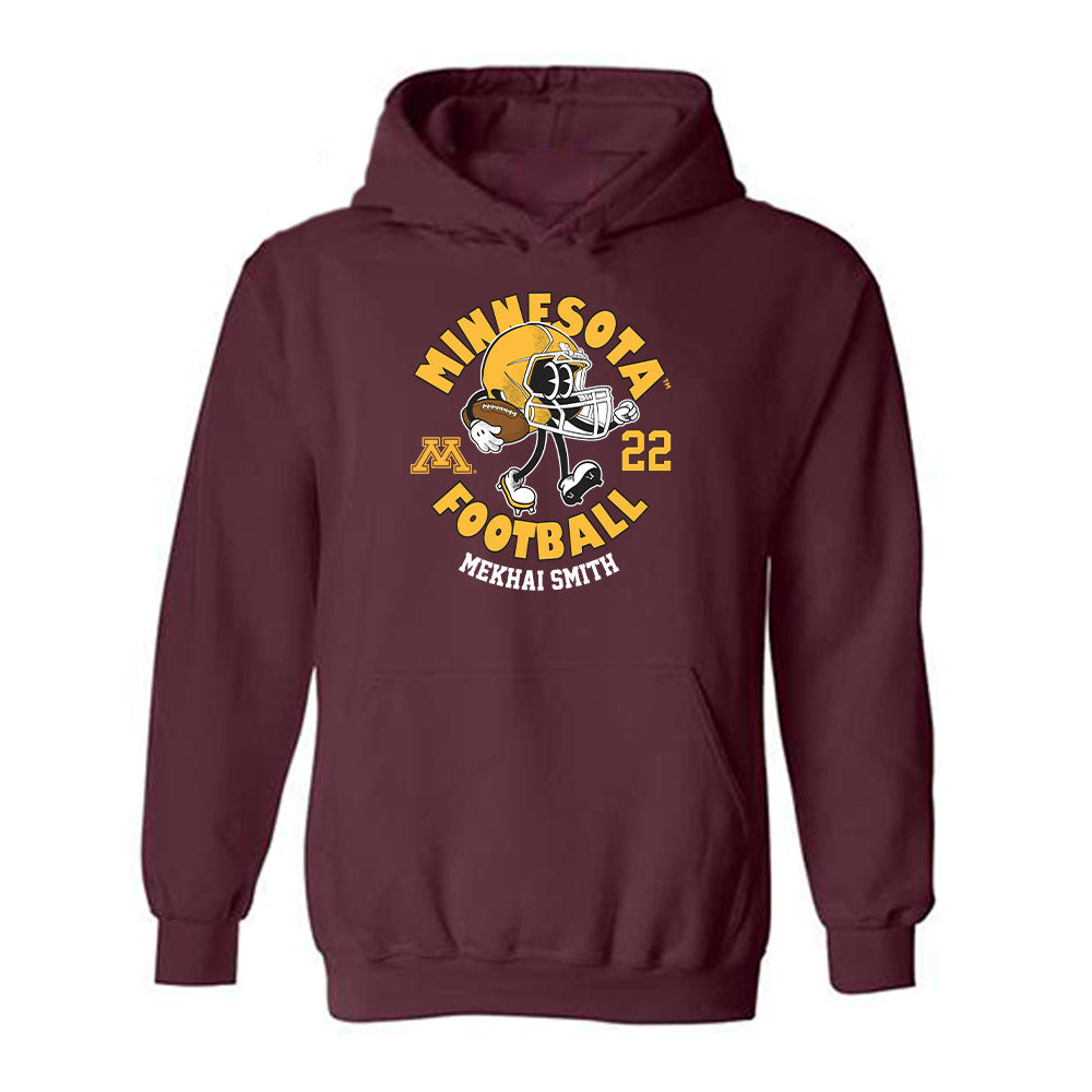 Minnesota - NCAA Football : Mekhai Smith - Fashion Shersey Hooded Sweatshirt-0