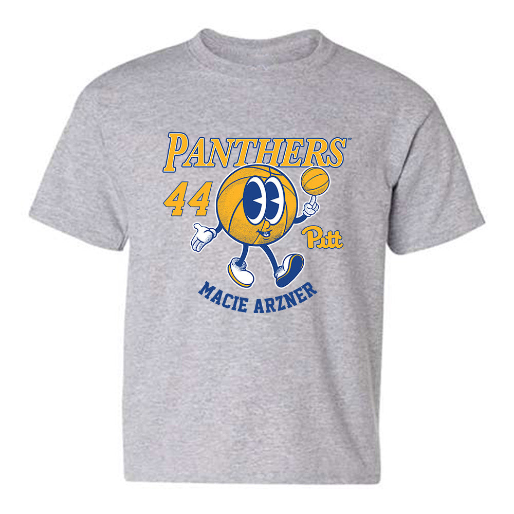 Pittsburgh - NCAA Women's Basketball : Macie Arzner - Fashion Shersey Youth T-Shirt-0