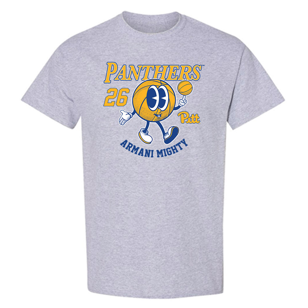 Pittsburgh - NCAA Men's Basketball : Armani Mighty - Fashion Shersey T-Shirt-0