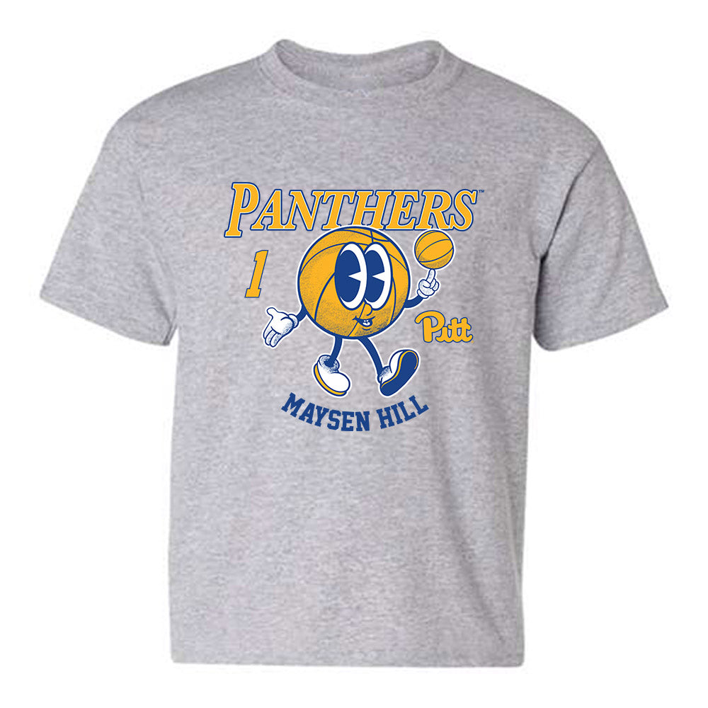 Pittsburgh - NCAA Women's Basketball : Maysen Hill - Fashion Shersey Youth T-Shirt-0