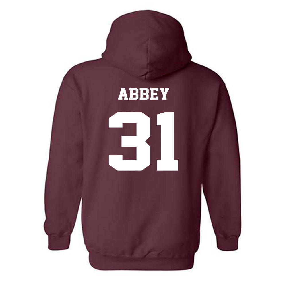 Virginia Tech - NCAA Football : Jason Abbey - Fashion Shersey Hooded Sweatshirt-1