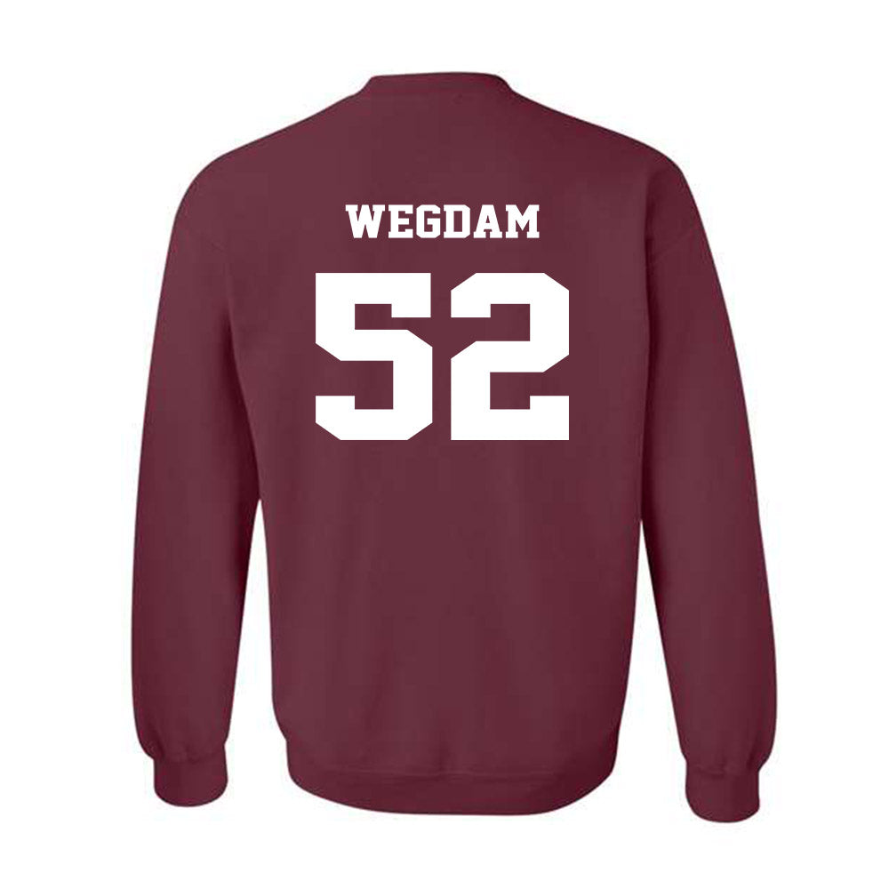 Virginia Tech - NCAA Football : Buddy Wegdam - Fashion Shersey Crewneck Sweatshirt-1