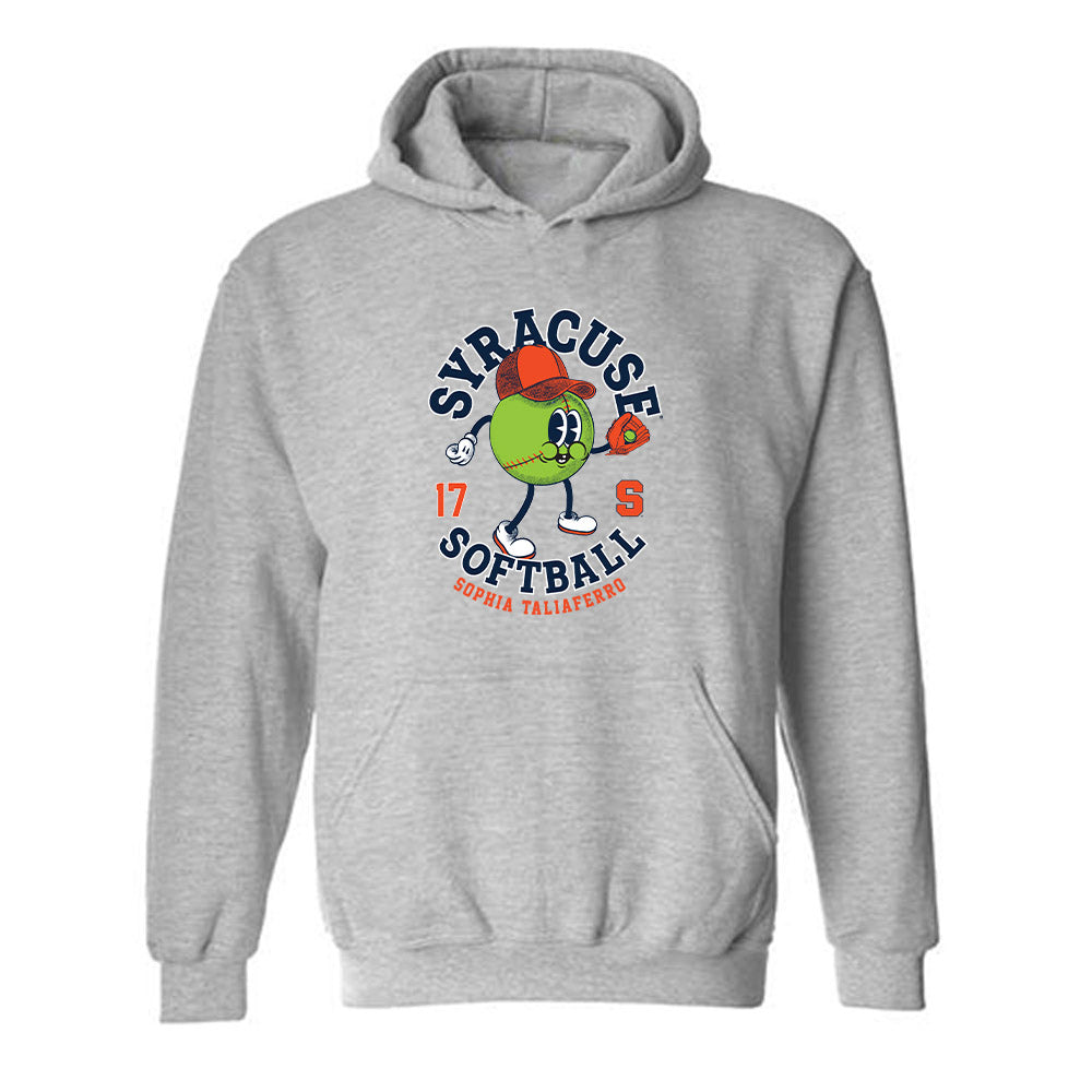 Syracuse - NCAA Softball : Sophia Taliaferro - Fashion Shersey Hooded Sweatshirt-0