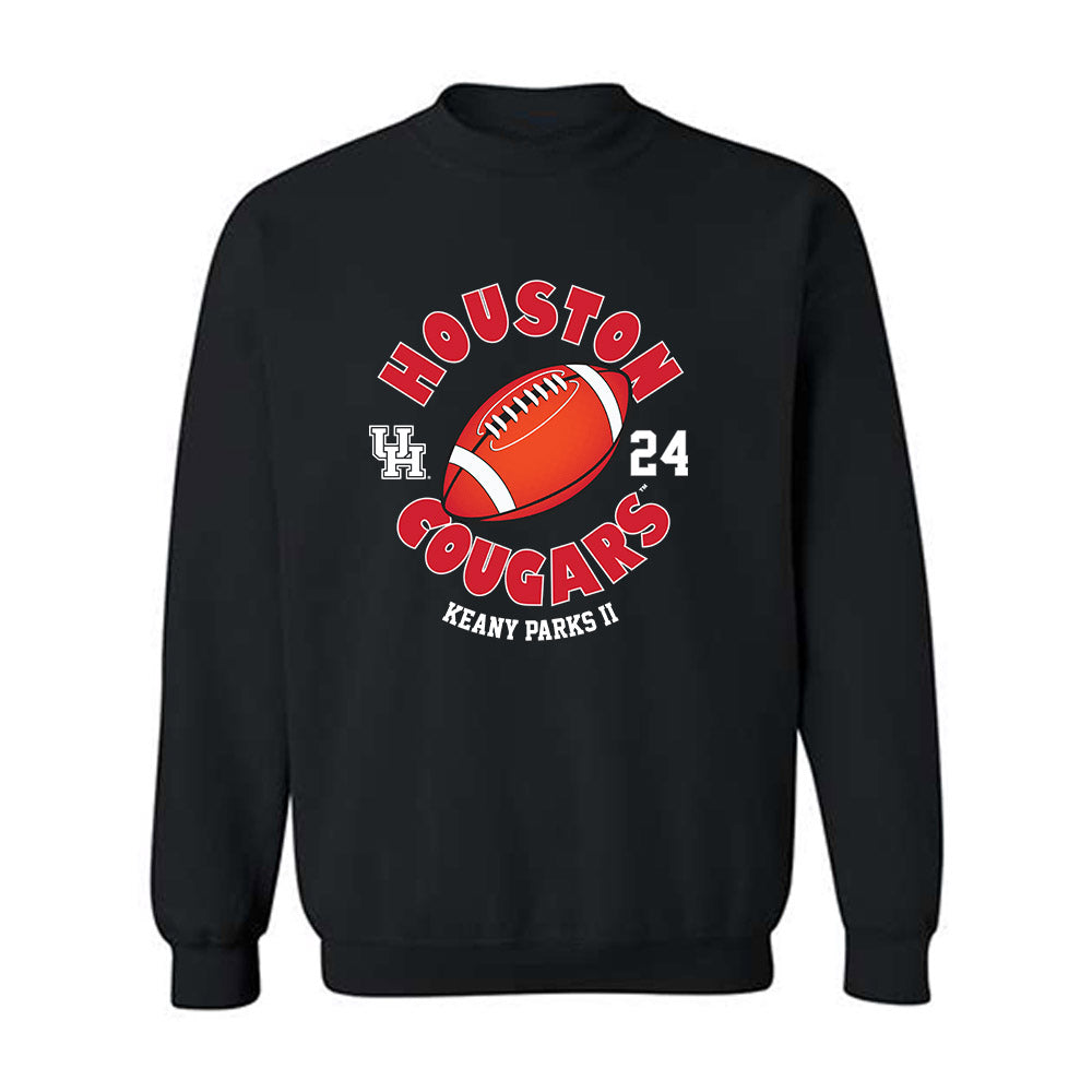 Houston - NCAA Football : Keany Parks II - Fashion Shersey Crewneck Sweatshirt-0
