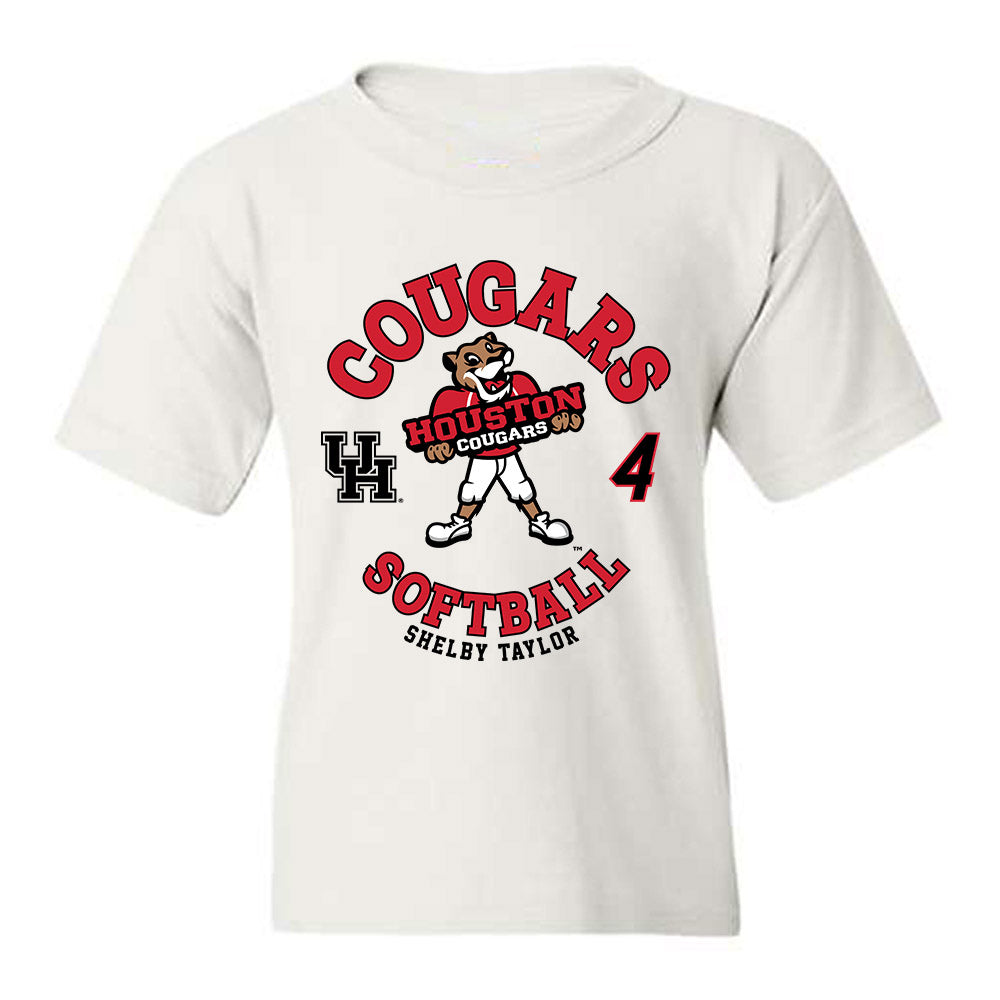 Houston - NCAA Softball : Shelby Taylor - Fashion Shersey Youth T-Shirt-0