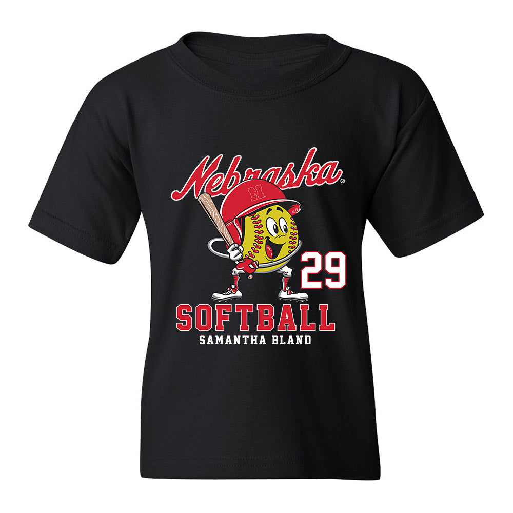 Nebraska - NCAA Softball : Samantha Bland - Youth T-Shirt Fashion Shersey