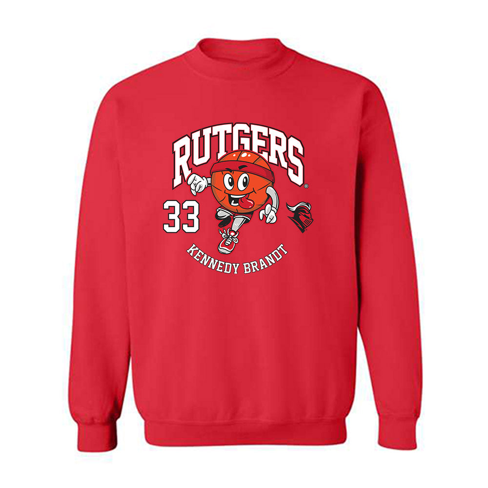 Rutgers - NCAA Women's Basketball : Kennedy Brandt - Fashion Shersey Crewneck Sweatshirt