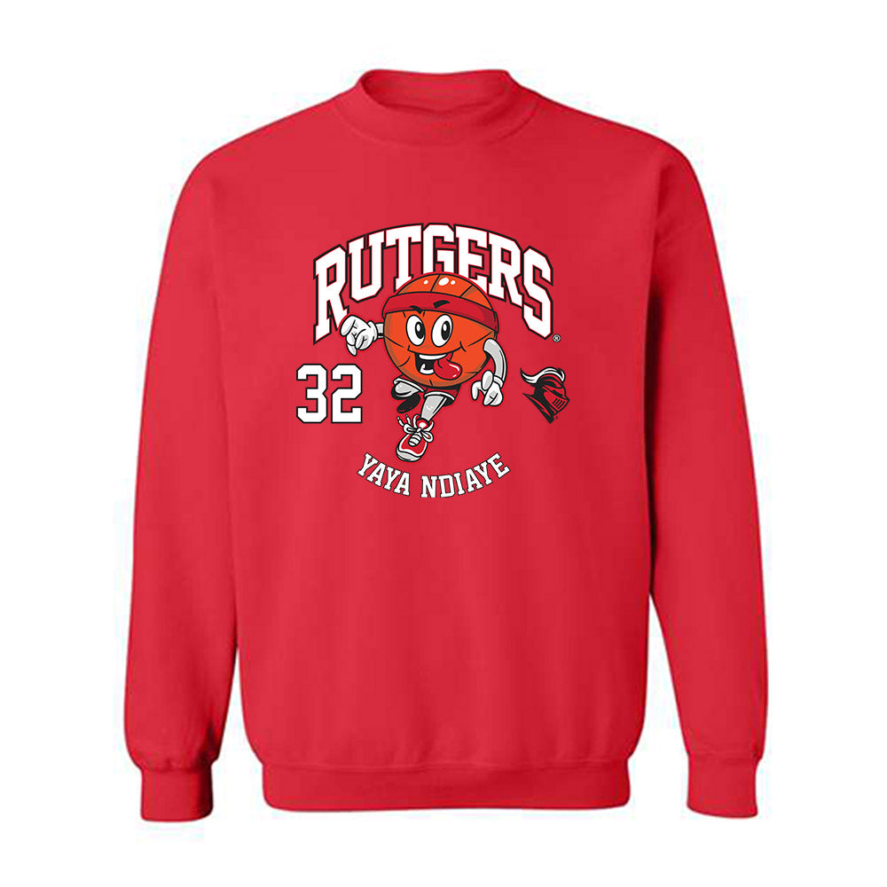 Rutgers - NCAA Women's Basketball : Yaya Ndiaye - Fashion Shersey Crewneck Sweatshirt-0