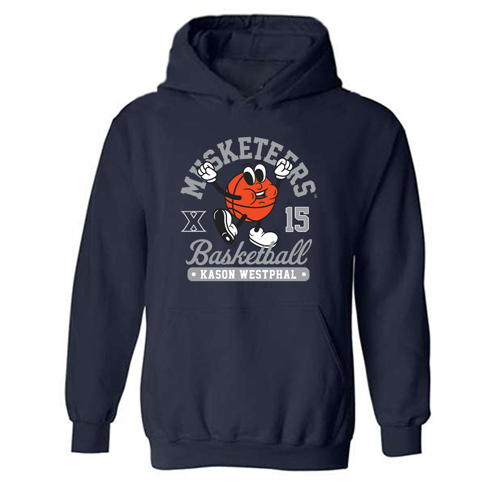 Xavier - NCAA Men's Basketball : Kason Westphal - Fashion Shersey Hooded Sweatshirt-0