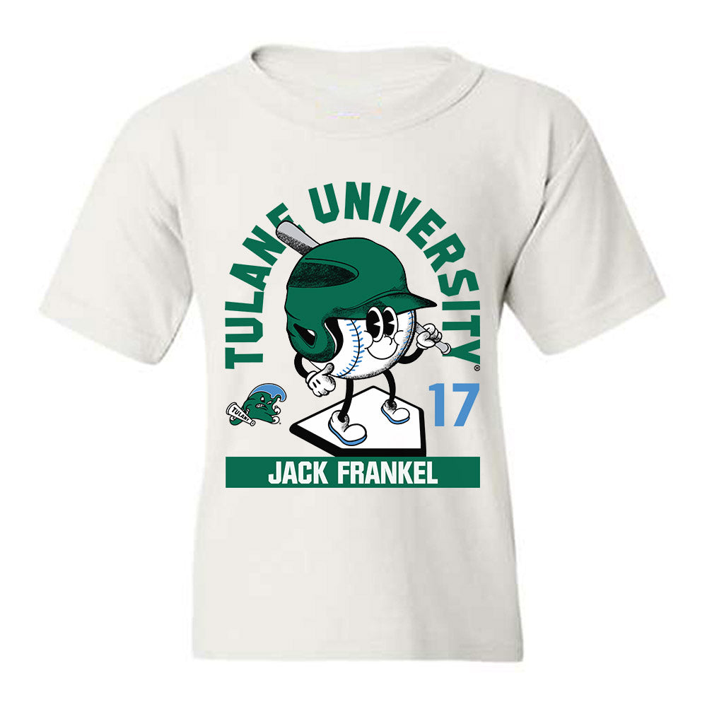 Tulane - NCAA Baseball : Jack Frankel - Fashion Shersey Youth T-Shirt-0