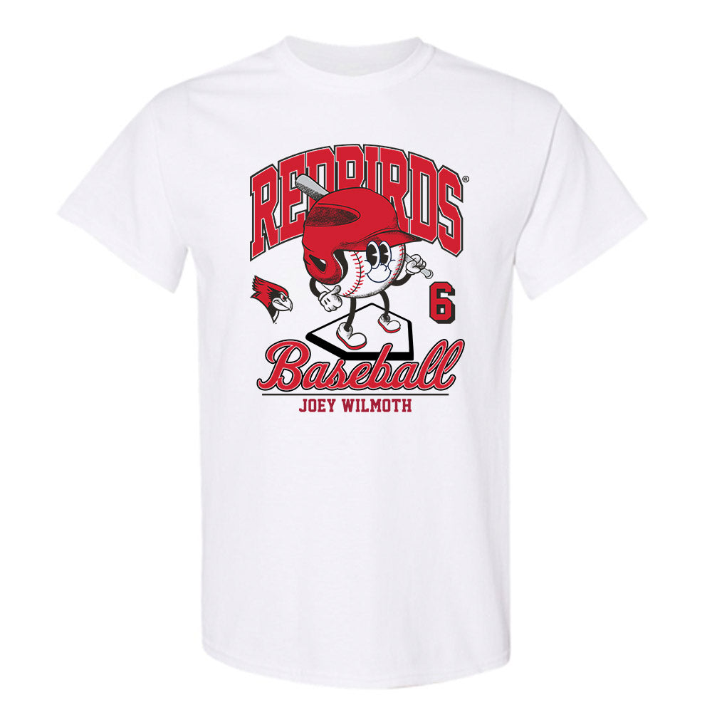 Illinois State - NCAA Baseball : Joey Wilmoth - Fashion Shersey T-Shirt-0