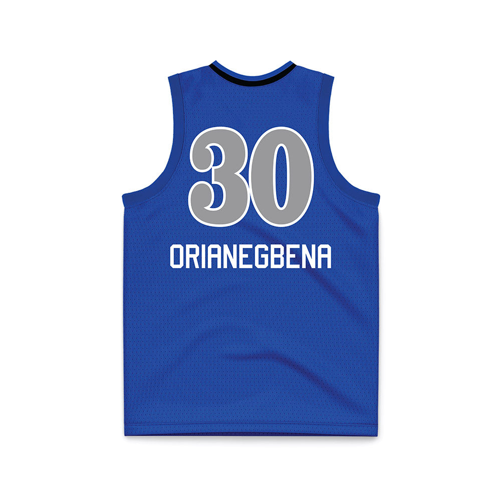 UNC Asheville - NCAA Women's Basketball : Deborah Orianegbena - Royal Basketball Jersey-1