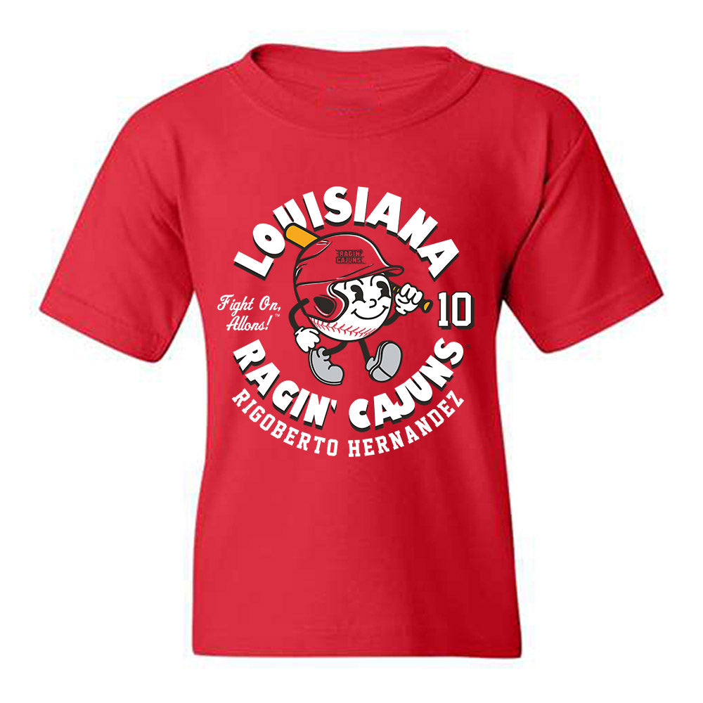 Louisiana - NCAA Baseball : Rigoberto Hernandez - Fashion Shersey Youth T-Shirt-0