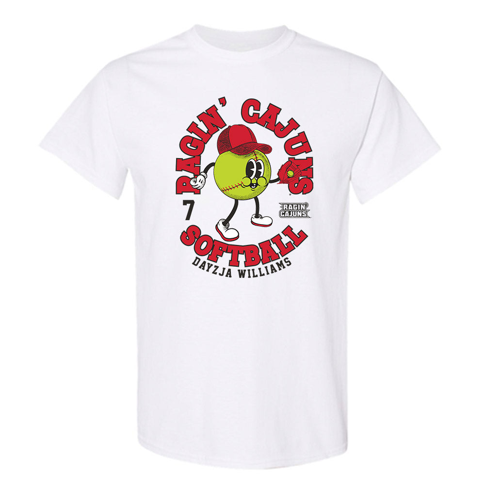Louisiana - NCAA Softball : Dayzja Williams - Fashion Shersey T-Shirt-0