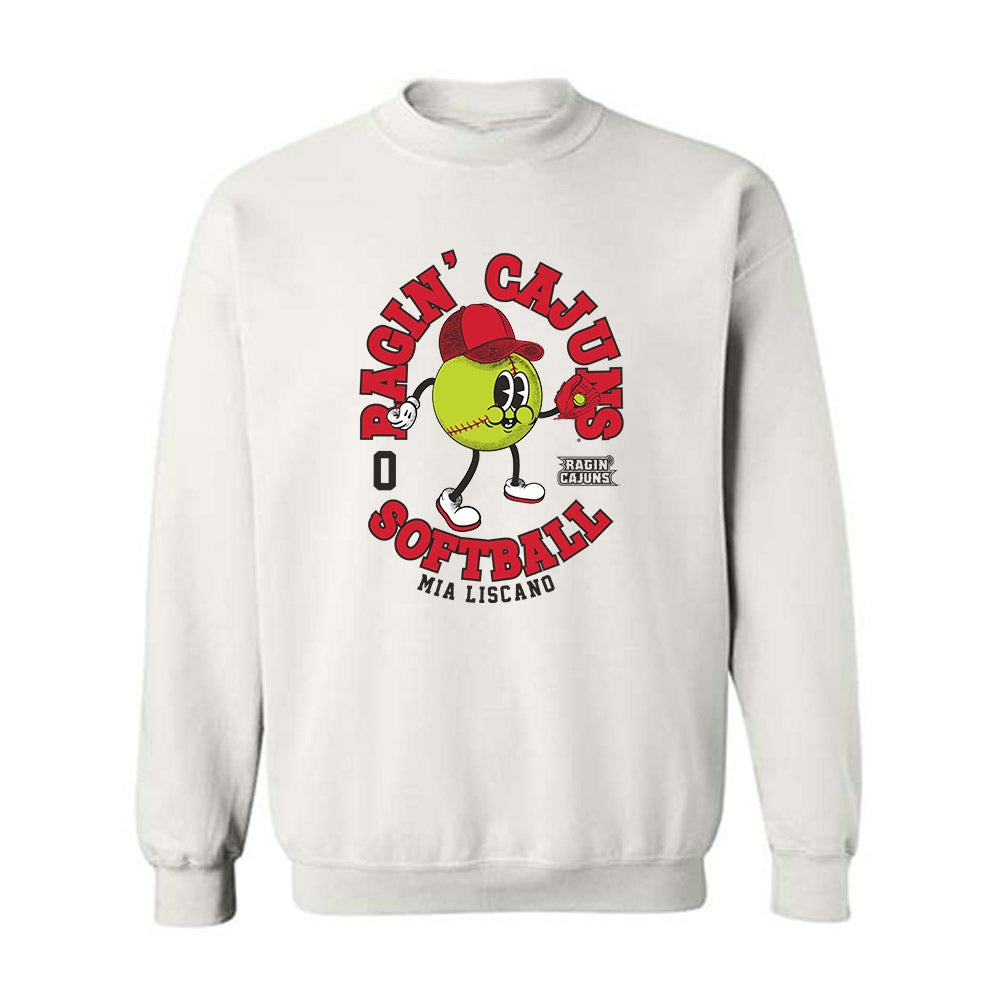 Louisiana - NCAA Softball : Mia Liscano - Fashion Shersey Crewneck Sweatshirt-0