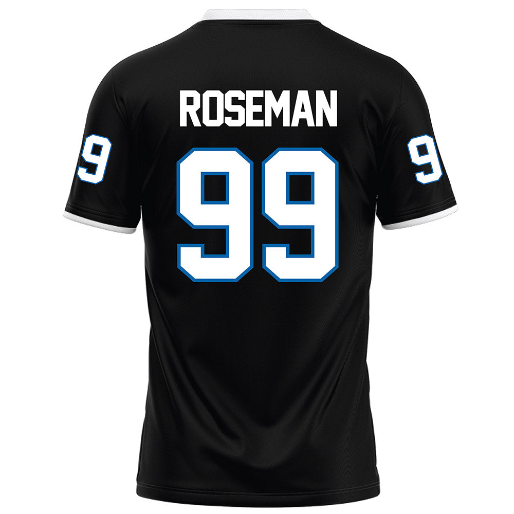 MTSU - NCAA Football : Archie Roseman - Black Football Jersey-1