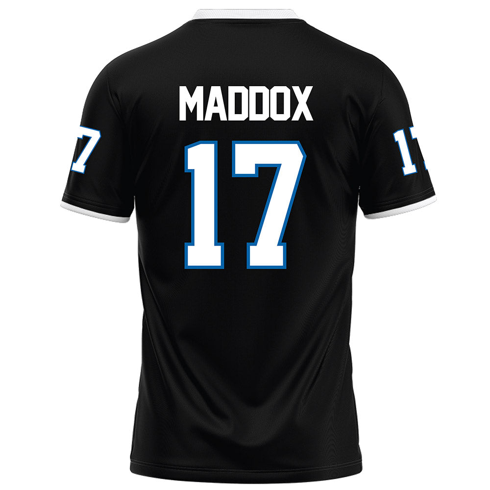 MTSU - NCAA Football : Bryson Maddox - Black Football Jersey-1