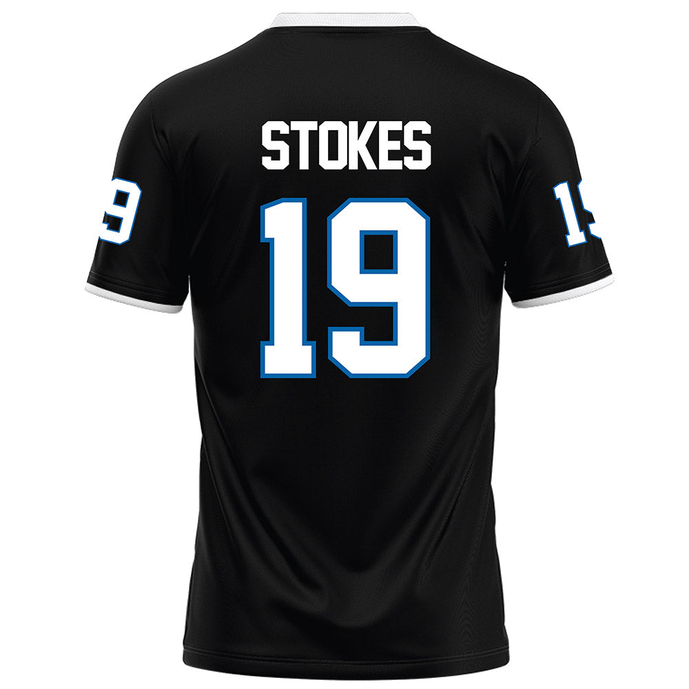 MTSU - NCAA Football : Kason Stokes - Black Football Jersey-1