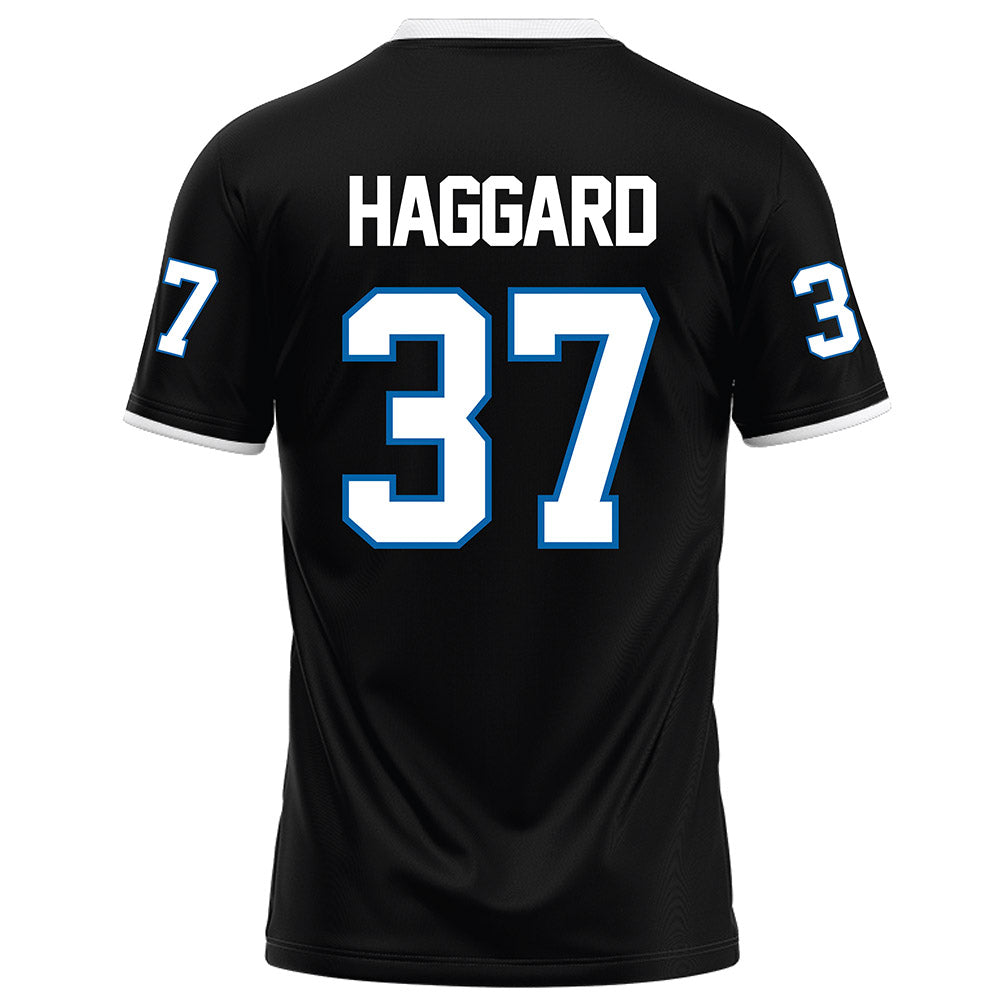 MTSU - NCAA Football : Justis Haggard - Black Football Jersey-1