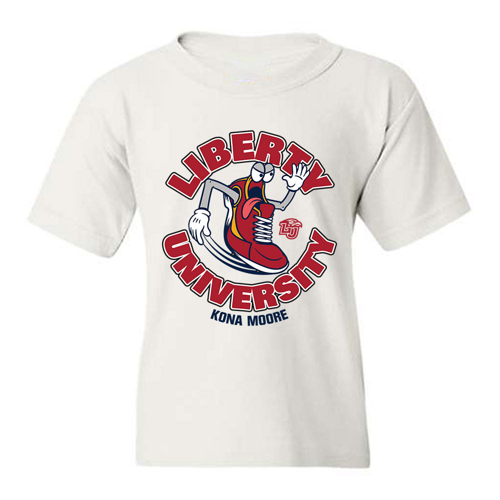 Liberty - NCAA Women's Track & Field : Kona Moore - Fashion Shersey Youth T-Shirt-0
