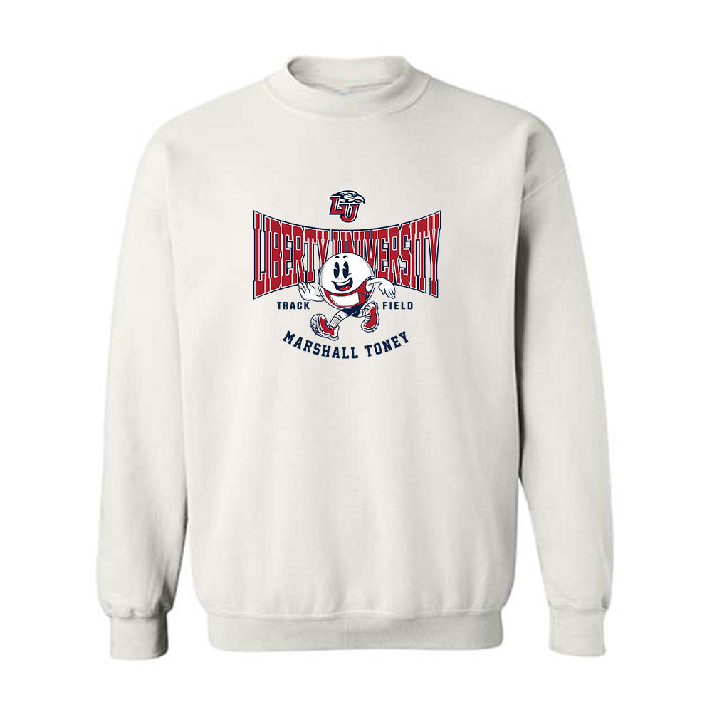 Liberty - NCAA Men's Track & Field : Marshall Toney - Fashion Shersey Crewneck Sweatshirt-0