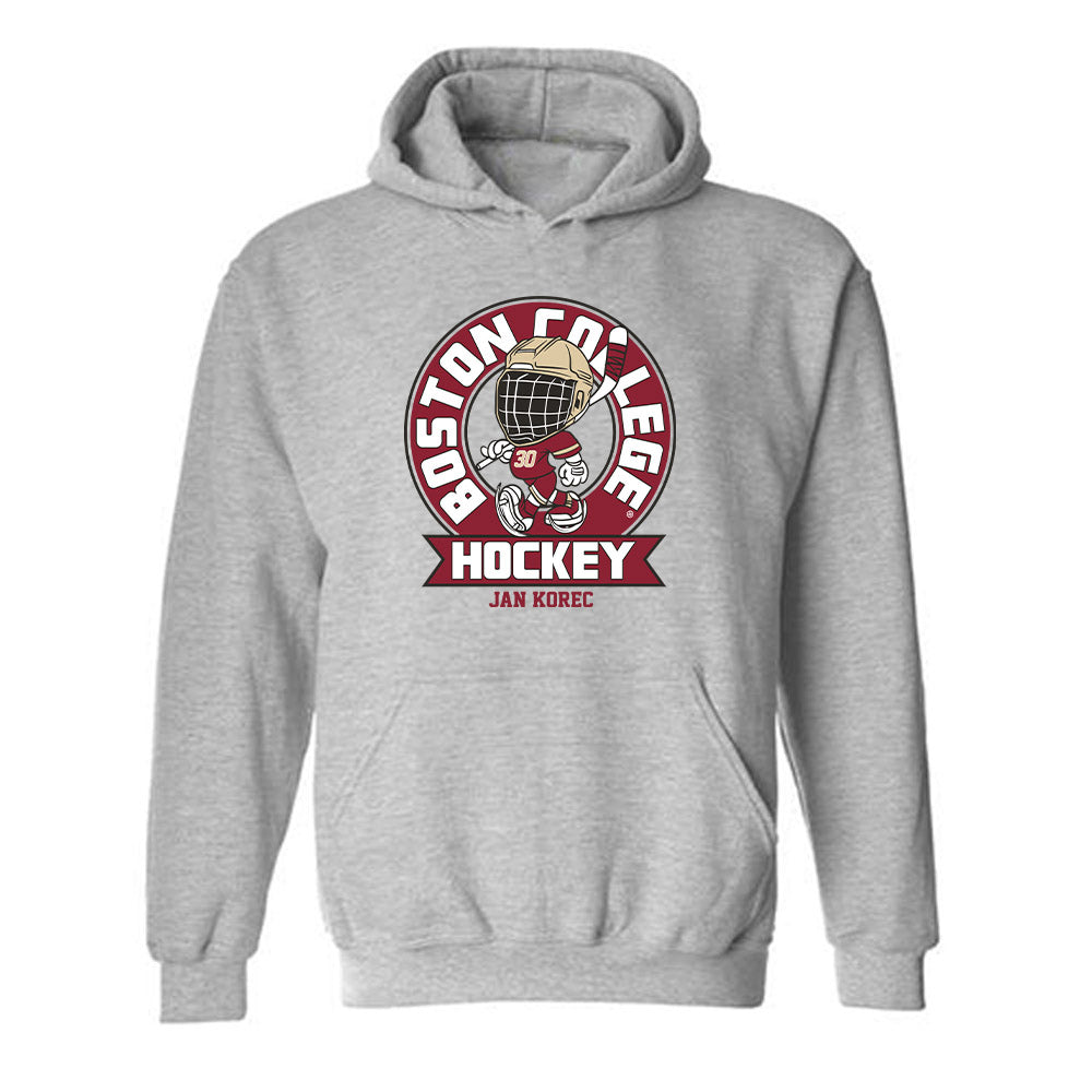 Boston College - NCAA Men's Ice Hockey : Jan Korec - Hooded Sweatshirt-0