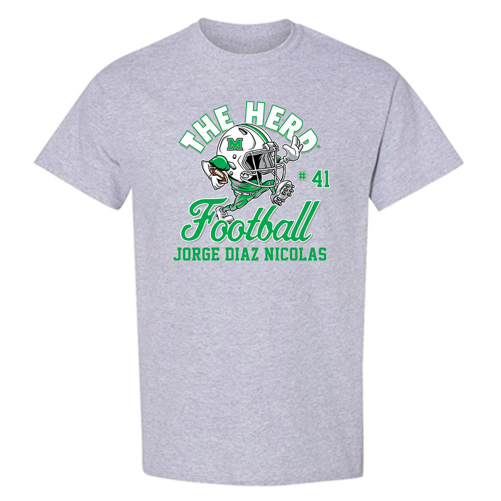 Marshall - NCAA Football : Jorge Diaz Nicolas - T-Shirt-0
