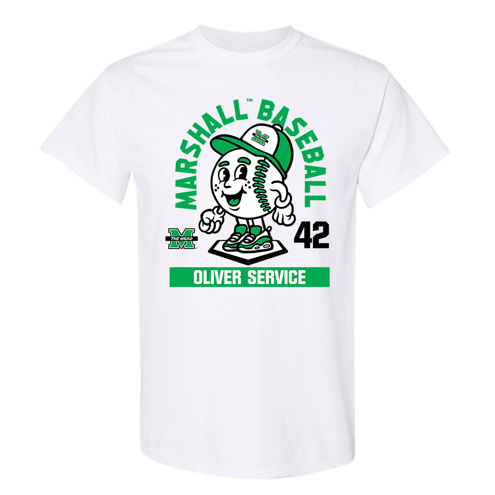 Marshall - NCAA Baseball : Oliver Service - Fashion Shersey T-Shirt-0