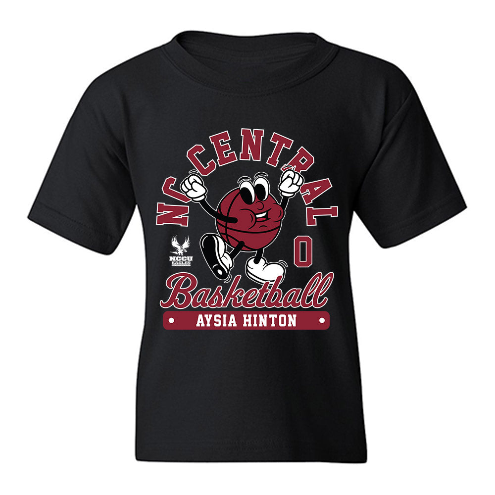 NCCU - NCAA Women's Basketball : Aysia Hinton - Youth T-Shirt-0