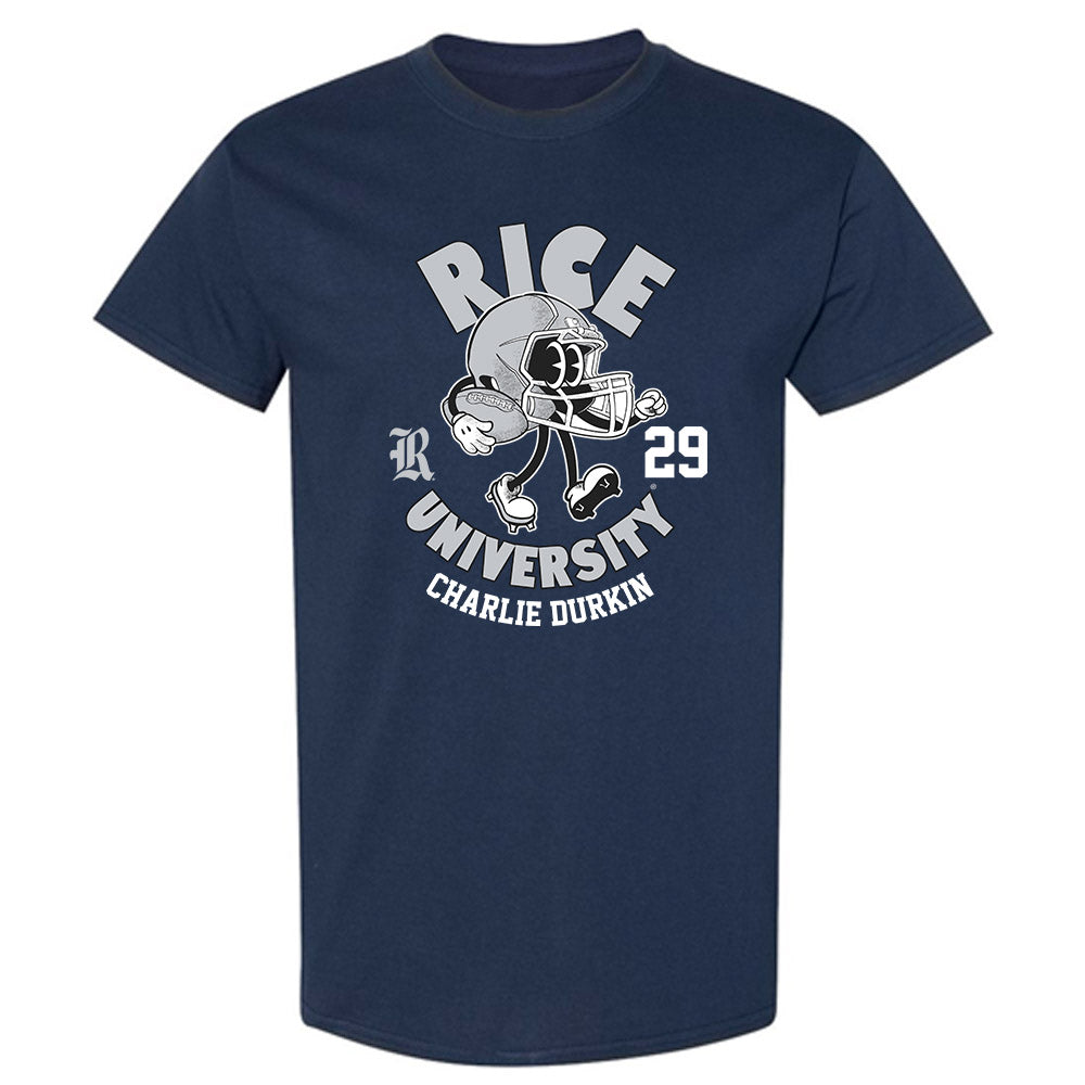 Rice - NCAA Football : Charlie Durkin - Fashion Shersey T-Shirt-0