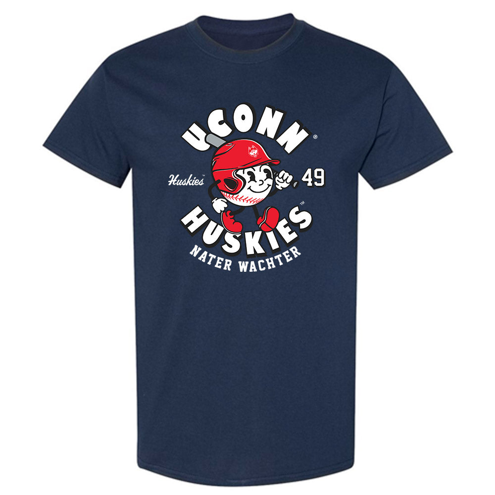 UConn - NCAA Baseball : Nater Wachter - Fashion Shersey T-Shirt-0