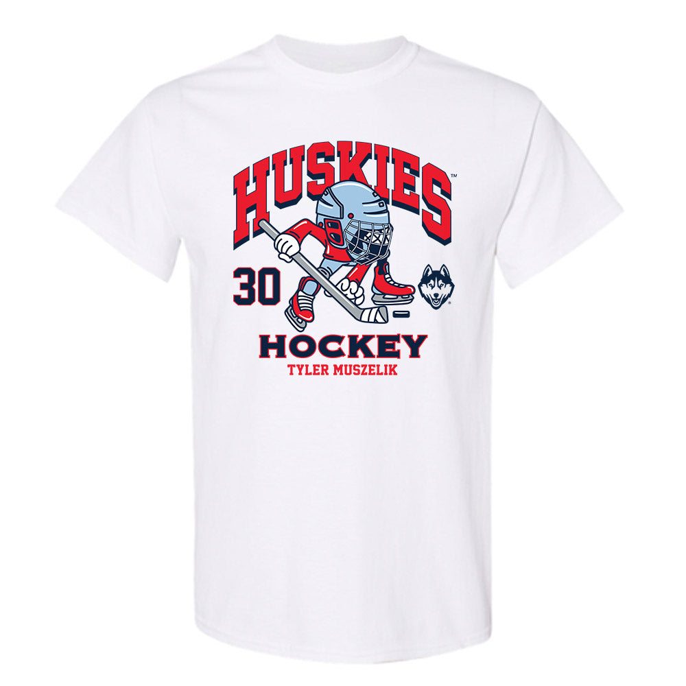 UConn - NCAA Men's Ice Hockey : Tyler Muszelik - Fashion Shersey T-Shirt