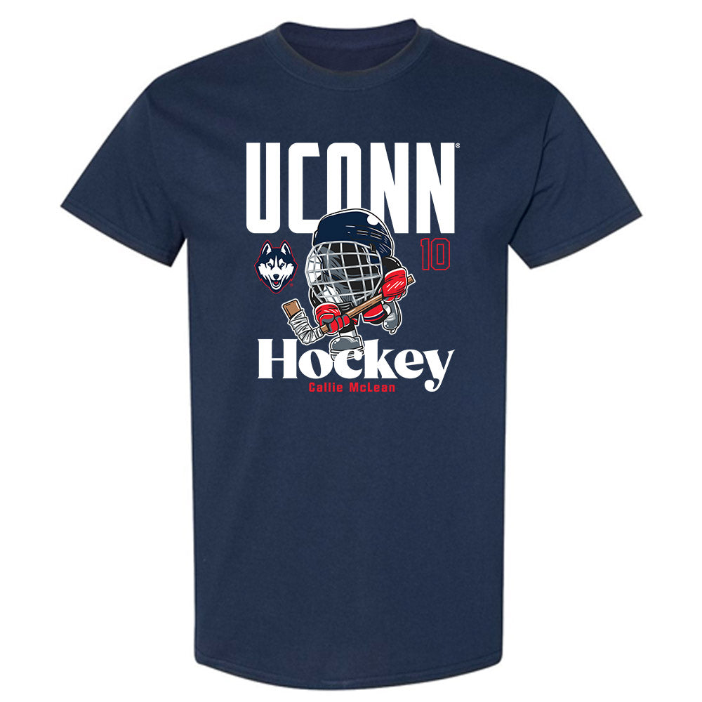 UConn - NCAA Women's Ice Hockey : Callie McLean - Fashion Shersey T-Shirt-0